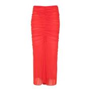 Rode klaproos rok Mugler , Red , Dames