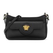 Zwart Goud Mini Tas Versace , Black , Dames