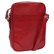 Pre-owned Leather louis-vuitton-bags Louis Vuitton Vintage , Red , Dam...