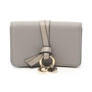 Pre-owned Leather wallets Chloé Pre-owned , Gray , Dames