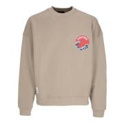 Vintage Japan Wave Warrior Crewneck Sweatshirt Alpha Industries , Beig...