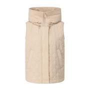 Sportieve Gewatteerde Bodywarmer Peuterey , Beige , Dames