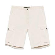 Cargo Bermuda Shorts Beige Incotex , Beige , Heren