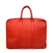 Pre-owned Leather louis-vuitton-bags Louis Vuitton Vintage , Orange , ...