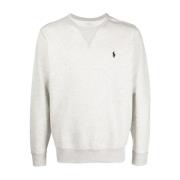 Signature Polo Pony Trui met Ronde Hals Ralph Lauren , Gray , Heren