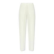 Geplooide broek Emporio Armani , White , Dames