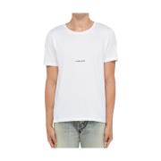 Casual Katoenen T-shirt Acne Studios , White , Heren