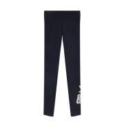 Zwarte Legging met Hoge Taille Stella McCartney , Blue , Dames