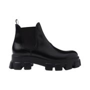 Stijlvolle High-Top Laarzen Prada , Black , Heren