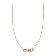 Ketting met logo Versace , Yellow , Unisex