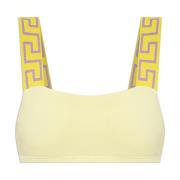 Bikini Top Versace , Yellow , Dames