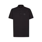 Stijlvolle Polo Shirt voor Mannen Fendi , Black , Heren