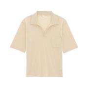 Klassieke Polo Shirt in Zwart Saint Laurent , Beige , Heren