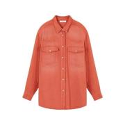 Stijlvolle Shirt voor Vrouwen Isabel Marant Étoile , Orange , Dames