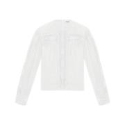 Sterrenprint Shirt Isabel Marant Étoile , White , Dames