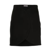 Stijlvolle Zwarte Rok Balenciaga , Black , Dames