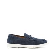 Visone Loafer Lace Adler Stijl Doucal's , Blue , Heren