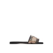 Zwarte platte sandalen voor vrouwen Max Mara , Black , Dames