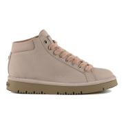 Grijze Nubuck Enkellaars Microvezel Panchic , Gray , Dames