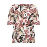 Abstract Paisley Print Shirt Soyaconcept , Multicolor , Dames