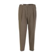 Elegante Wol Kasjmier Casual Broek Briglia , Brown , Heren