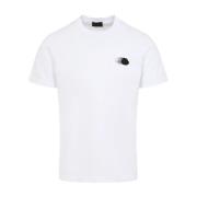 Stijlvol T-shirt voor mannen Moncler , White , Heren