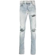 Moderne Ripped Jeans in Blauw Amiri , Blue , Heren