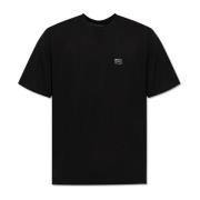 T-shirt met logo applicatie Dolce & Gabbana , Black , Heren