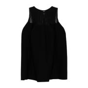 Mouwloze Flare Top Cfcl , Black , Dames