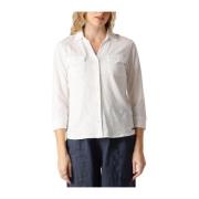 Twilight Blouse in Wit Moscow , White , Dames