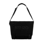 Stijlvolle Messenger Tas voor Jou Kenzo , Black , Dames