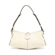 Gele Kalf Baguette Stijl Tod's , Beige , Dames