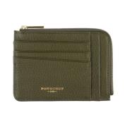 Club - Portemonnee/platte kaarthouder khaki Pourchet Paris , Green , D...