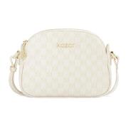 monogramleren crossbody Kazar , White , Dames