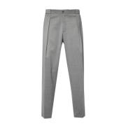 Elegante Wol Kasjmier Casual Broek Briglia , Gray , Heren