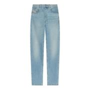 Klassieke Indigo Slim Fit Jeans Diesel , Blue , Heren