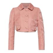 Korte jas Dolce & Gabbana , Pink , Dames