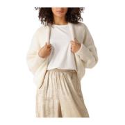 Becky Dames Truien & Vesten Knit-ted , White , Dames