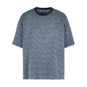 Casual Katoenen Overhemd voor Mannen Giorgio Armani , Gray , Heren