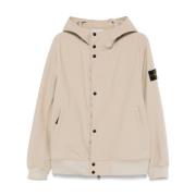 Beige Parka voor Mannen Stone Island , Beige , Heren