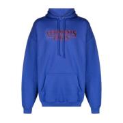 Blauwe Hoodie voor een stijlvolle look Vetements , Blue , Heren