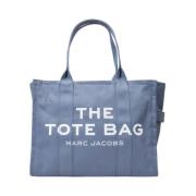 Blauwe Canvas Tote Tas voor de Zomer Marc Jacobs , Blue , Dames