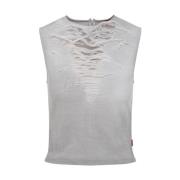 Grijze Top voor Vrouwen Diesel , Gray , Dames