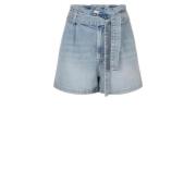 Elegante Denim Shorts Dante 6 , Blue , Dames