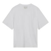 Korte mouwen ronde hals T-shirt Loulou Studio , White , Dames