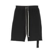 Zwarte Bermuda Shorts van Katoen voor Mannen Rick Owens , Black , Here...