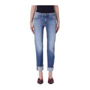 Slim Coco Denim Stretch Jeans Dondup , Blue , Dames