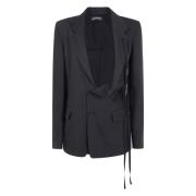 Lichte Asymmetrische Deconstructed Jas Ann Demeulemeester , Black , Da...