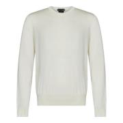 Witte Crewneck Sweater Herenmode Tom Ford , White , Heren