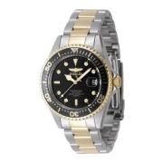 Pro Diver Quartz Horloge - Zwarte Wijzerplaat Invicta Watches , Gray ,...